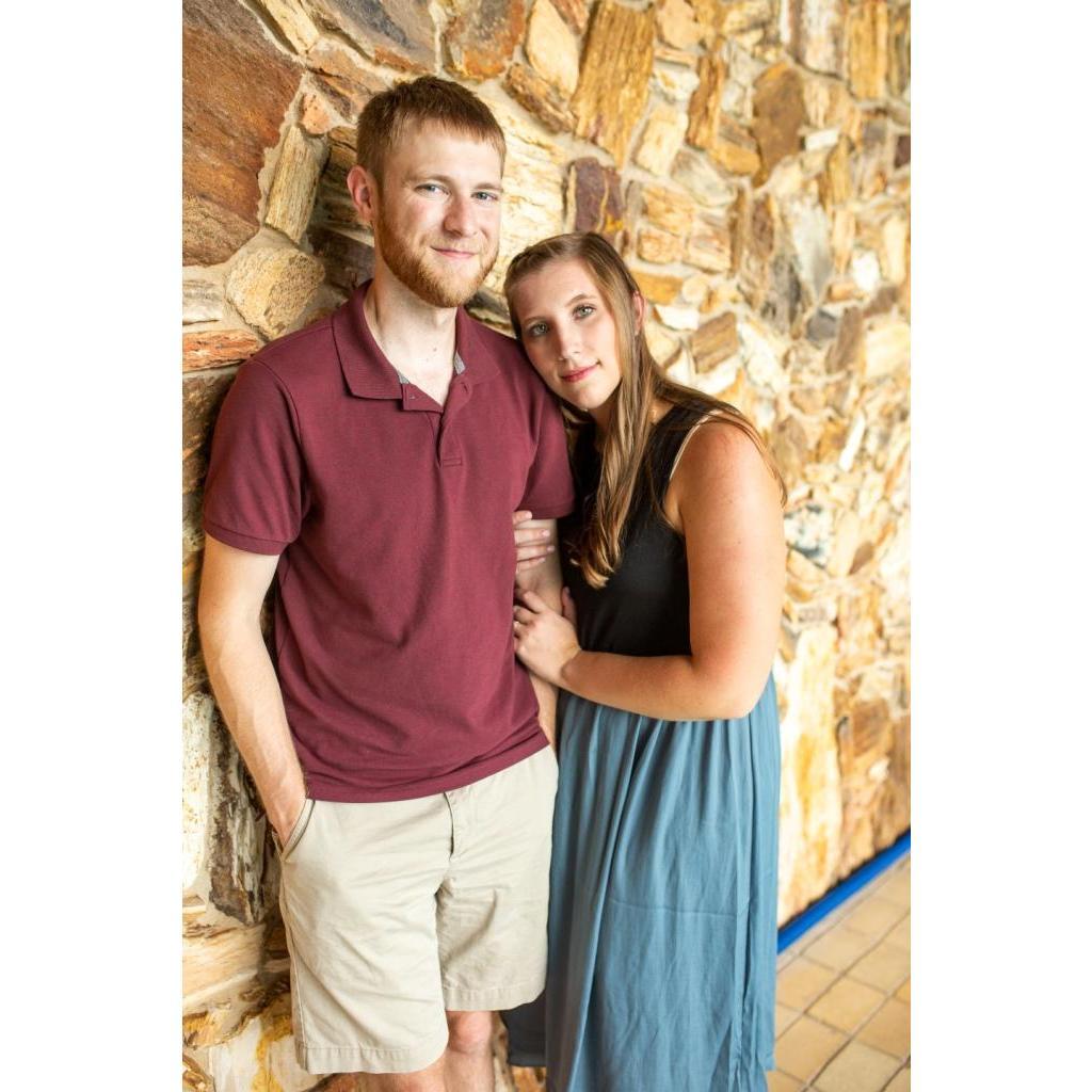 Engagement photos at Mel Mel's house-- October 2019