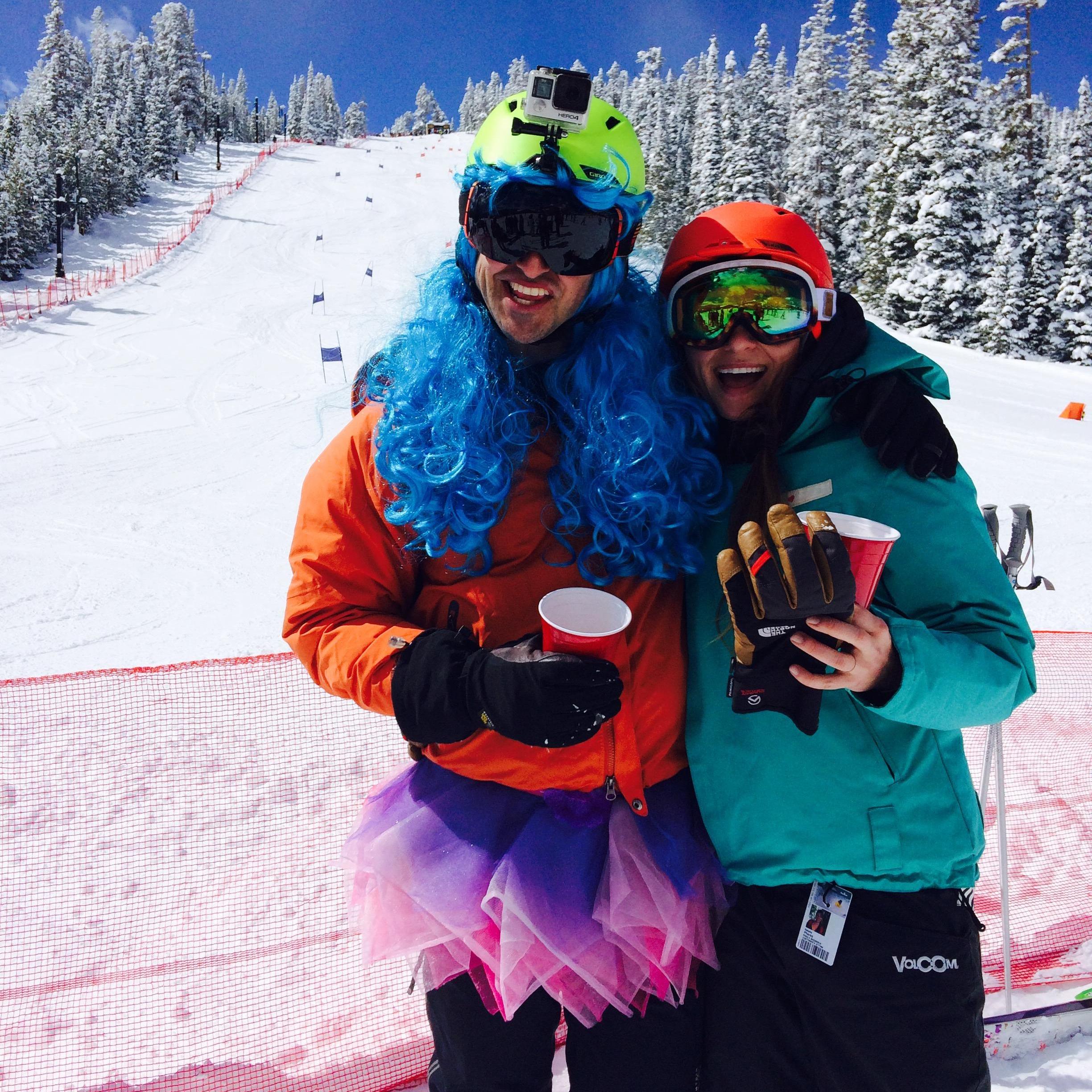 Now that we live out here, sometimes we like to ski.