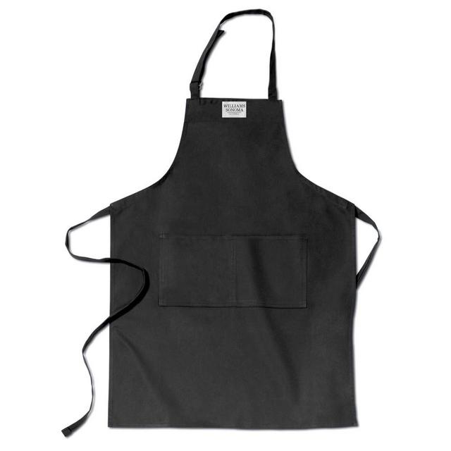 Williams Sonoma Classic Solid Logo Apron, Jet Black