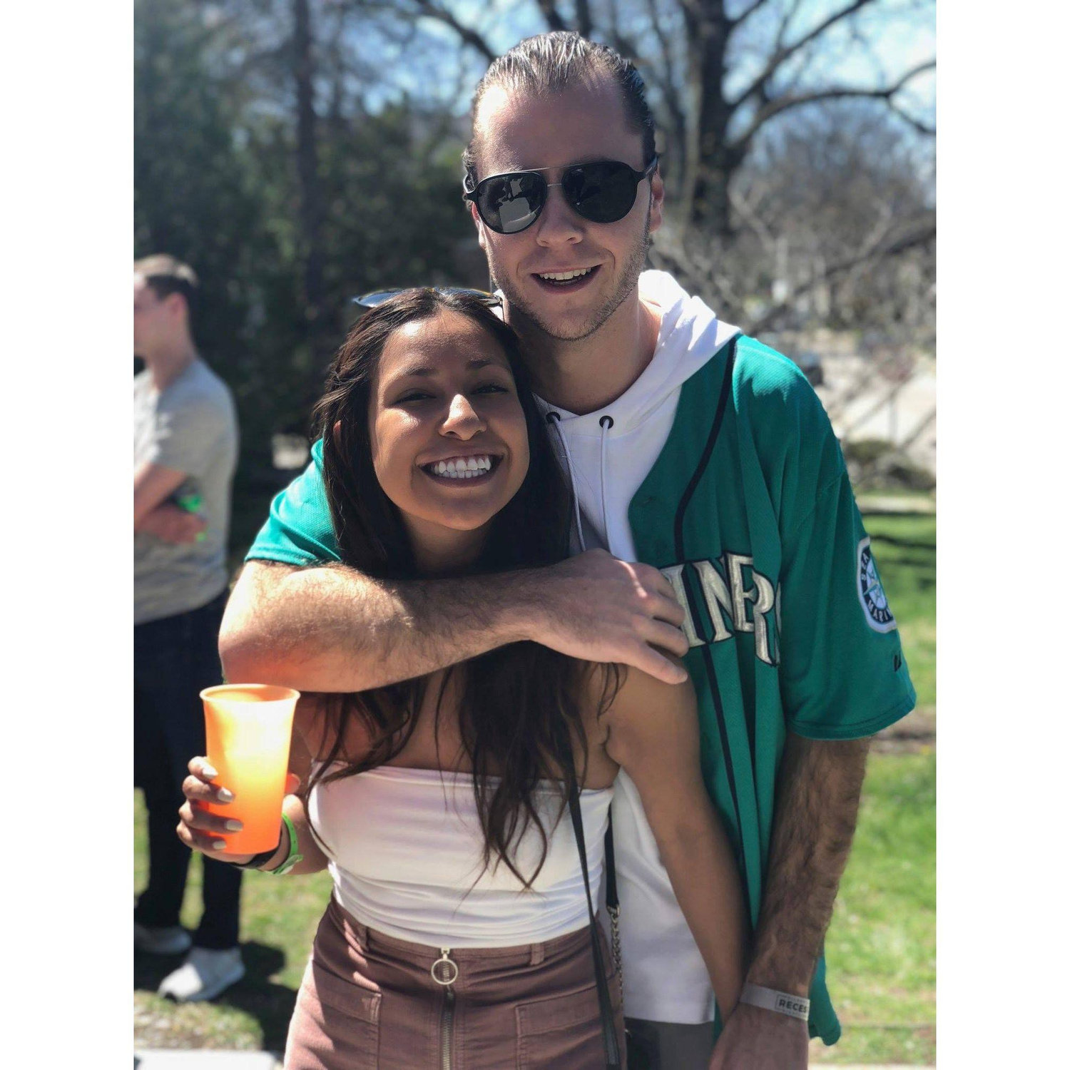2018 - Shane making a return to campus to visit Kim her senior year!