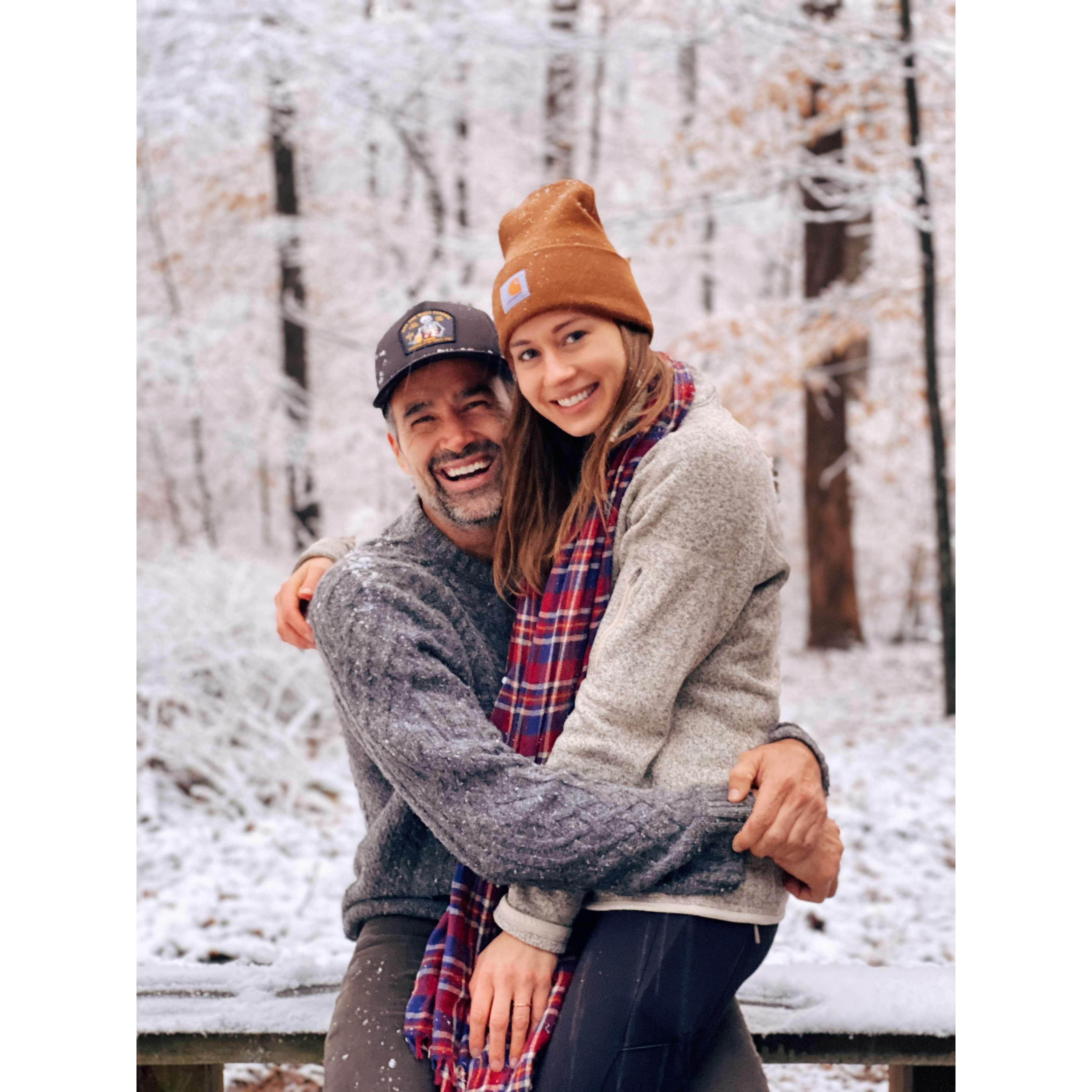A fun and beautiful snow day in Georgia!