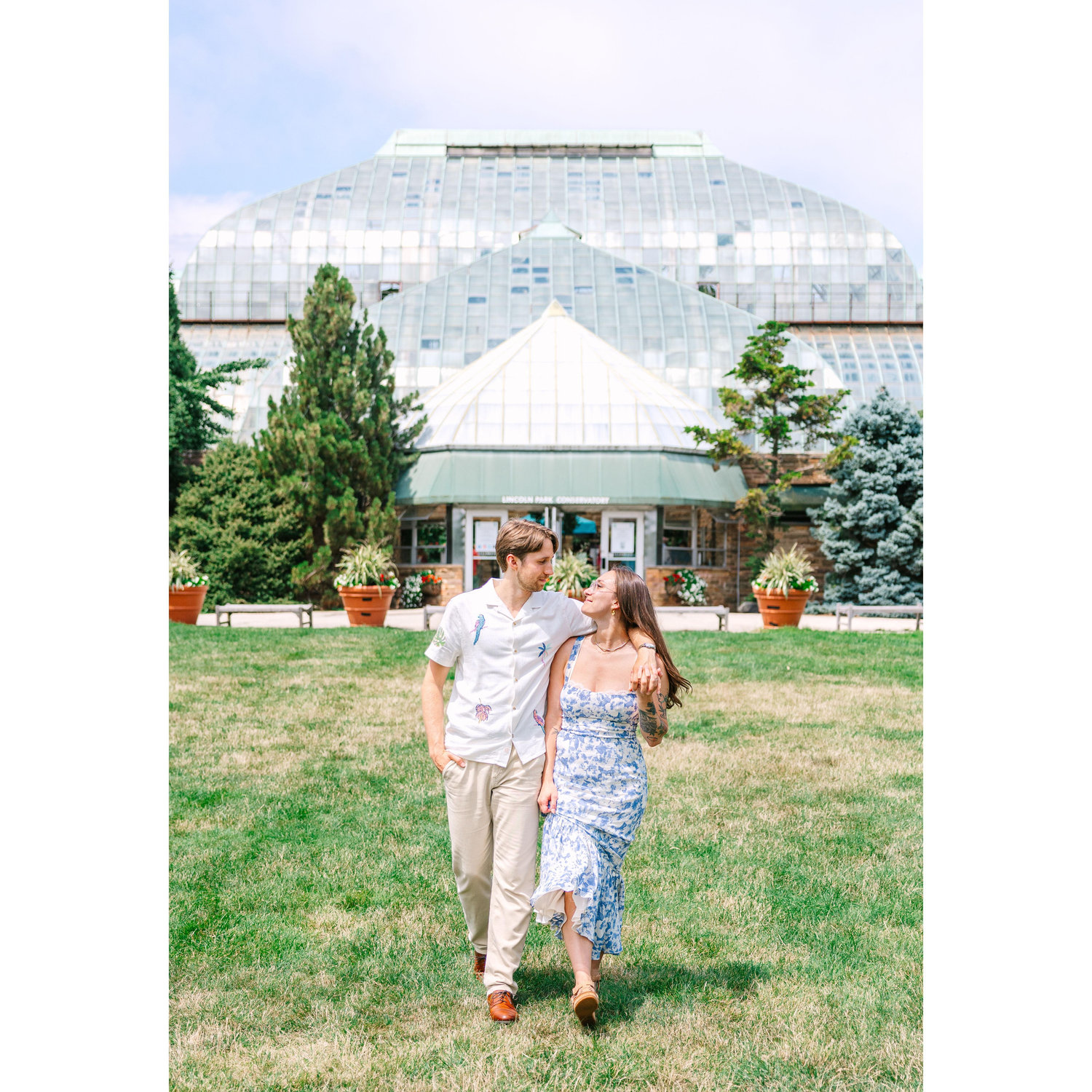 The Lincoln Park Conservatory originally opened in 1877. And after standing for 144 years, the building finally realized its full potential as Rachel and I became engaged within its walls on February 15th, 2022