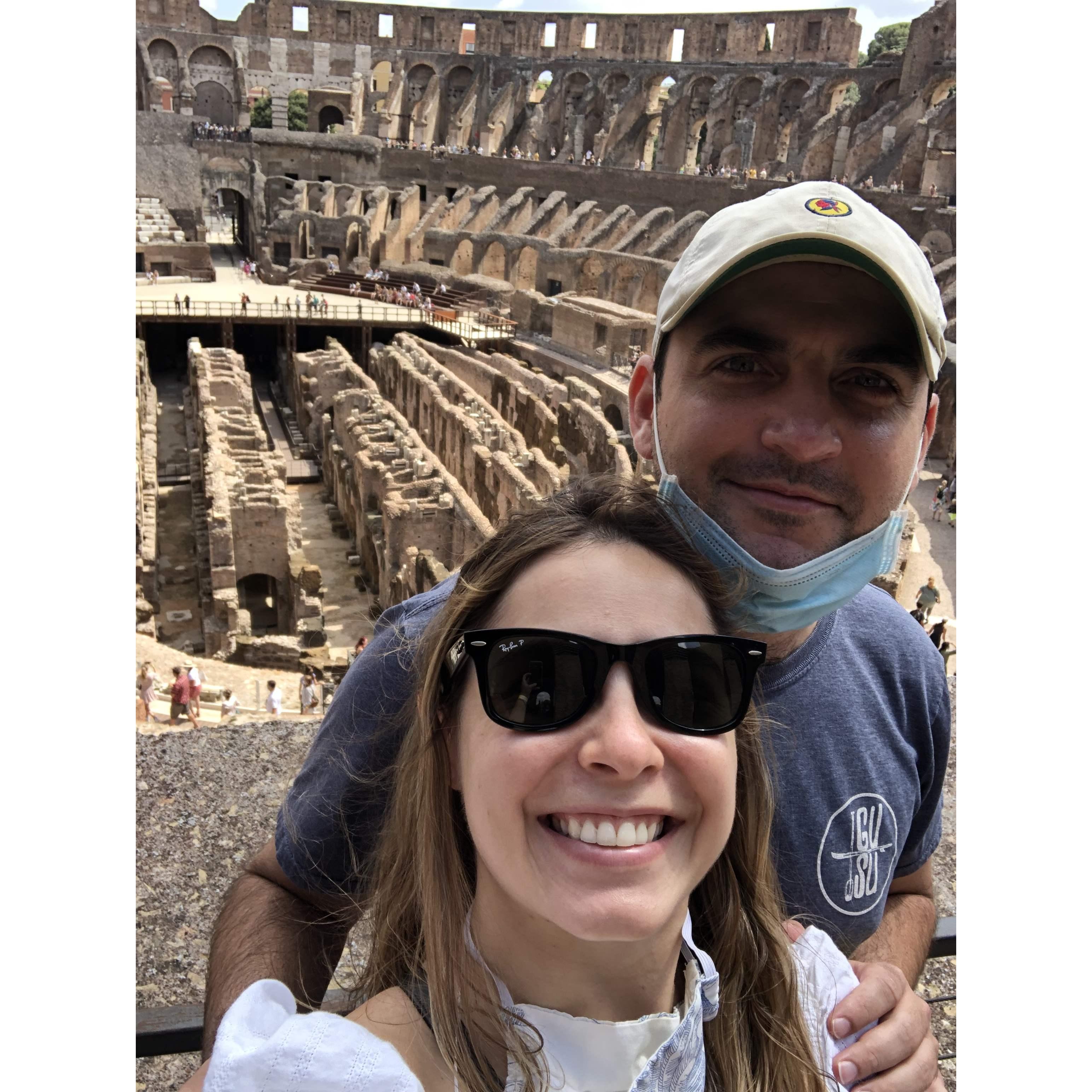 Selfie at the coliseum :)