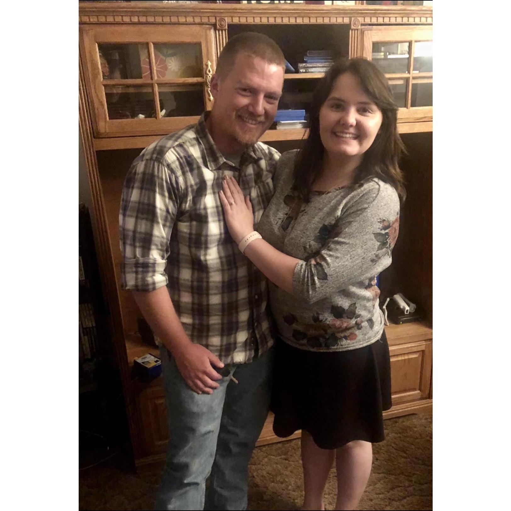 The night he proposed.