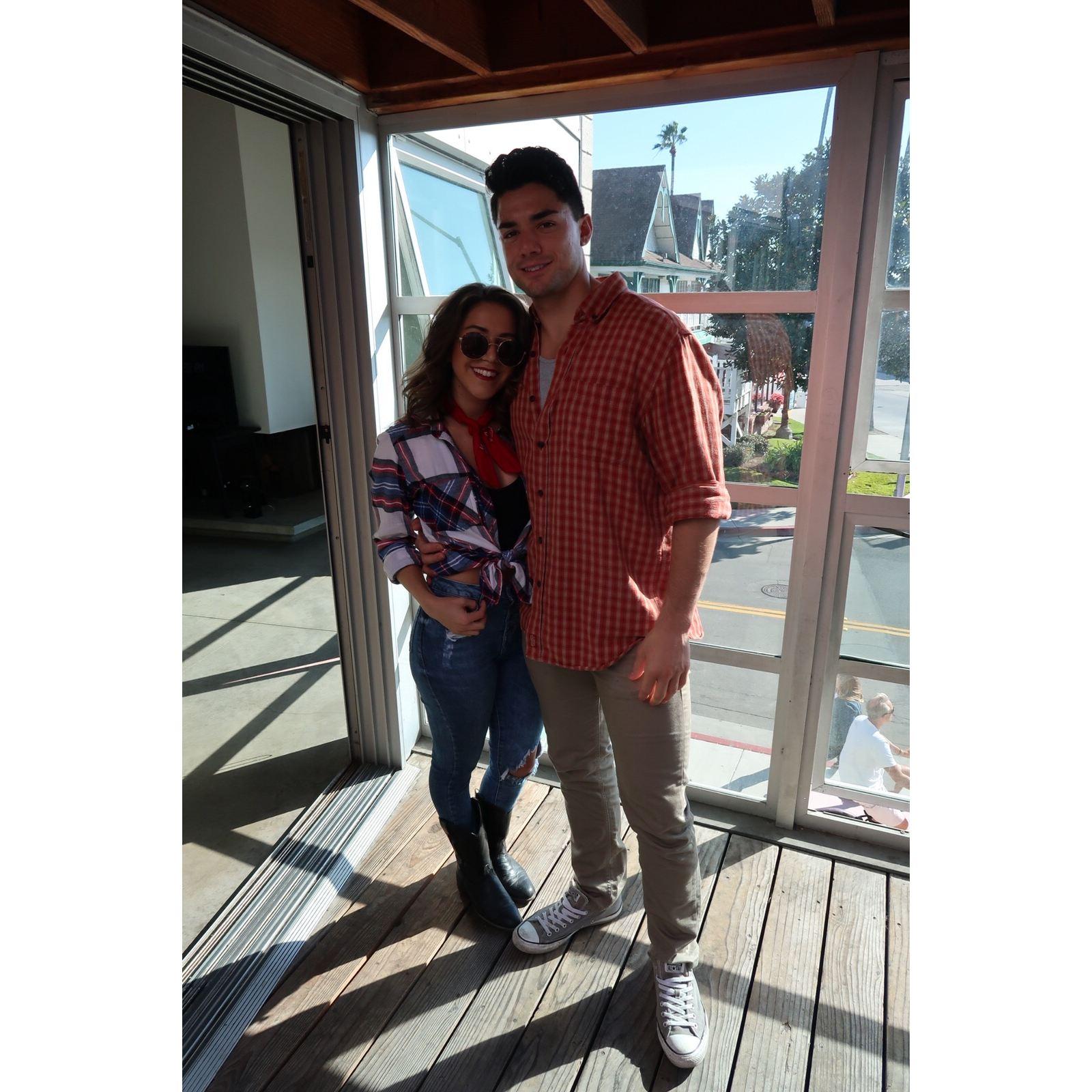 One of our first photos together (2017)