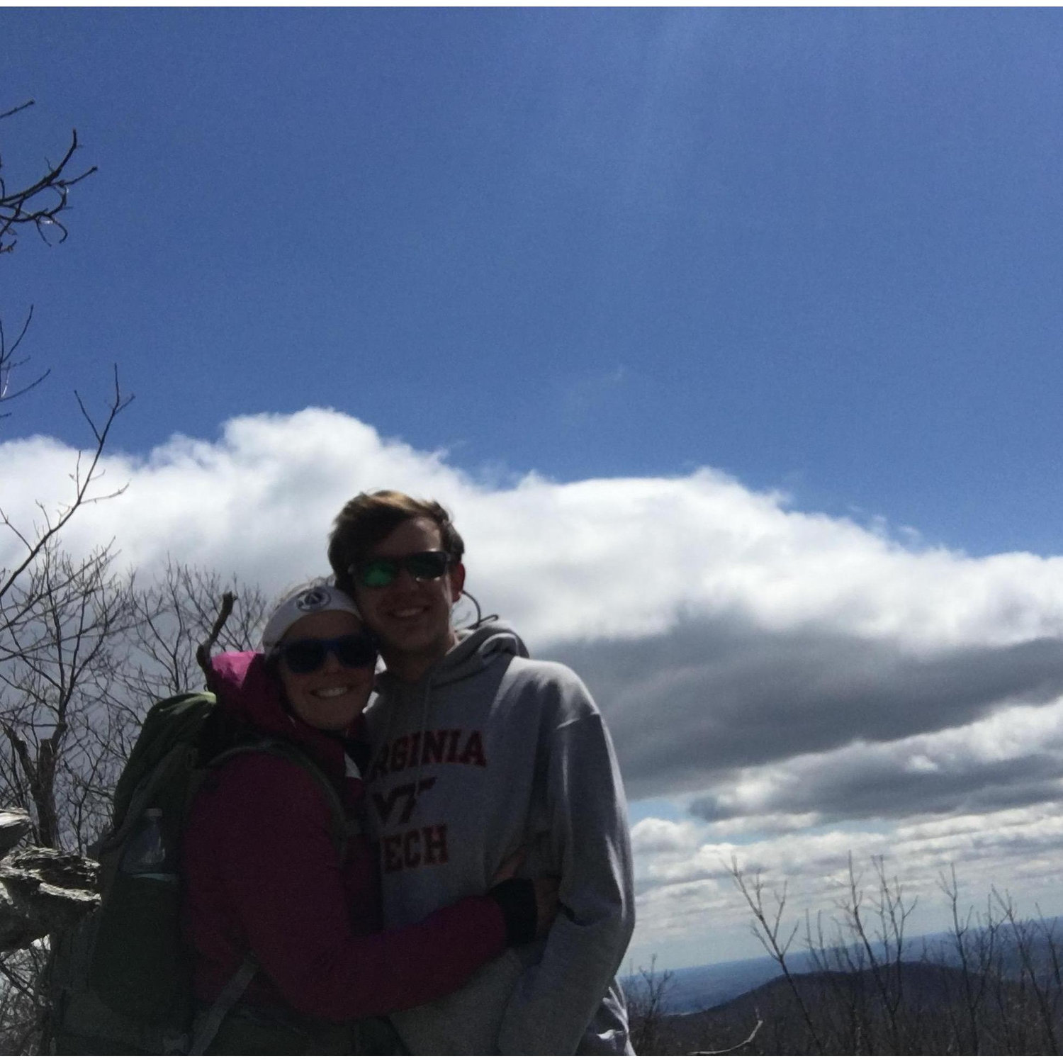 Freezing at the summit of Robertson Mountain