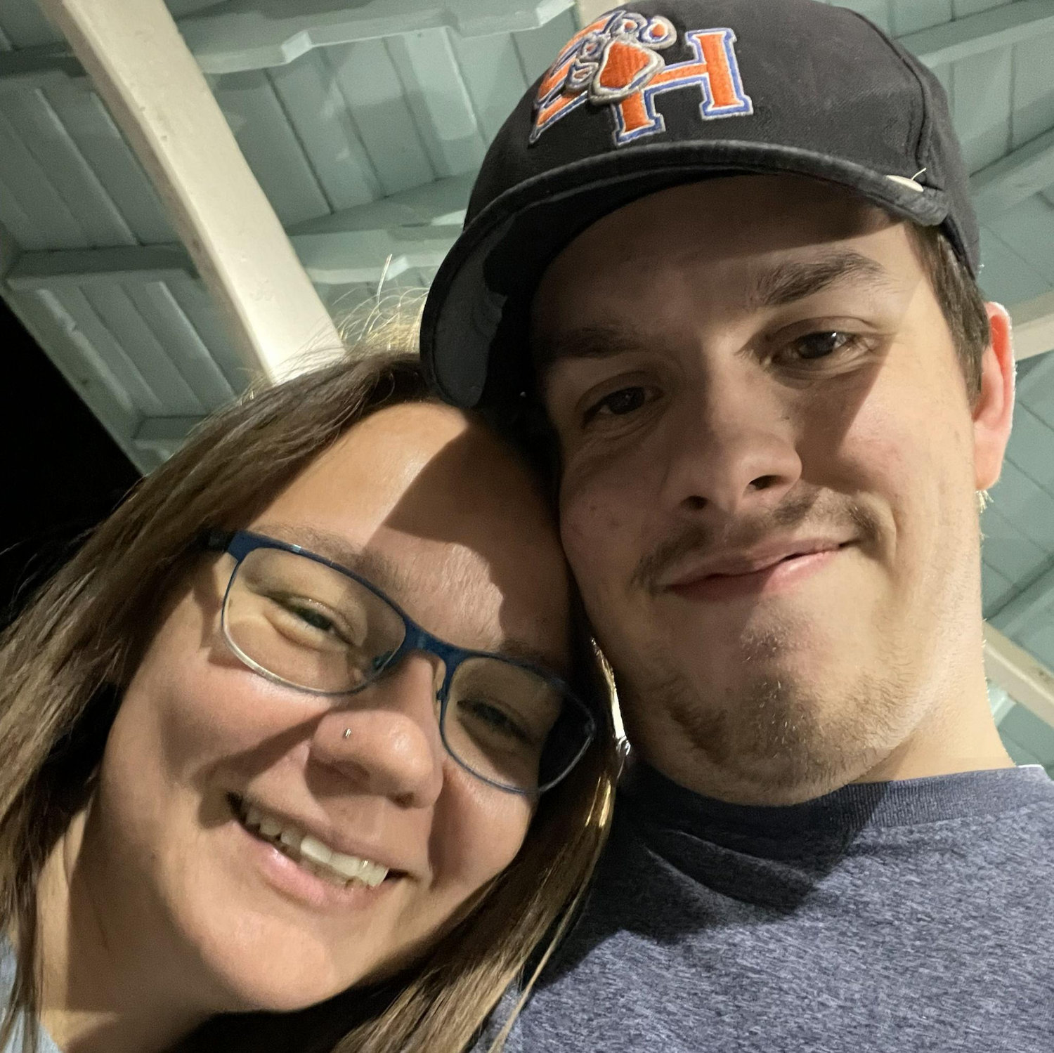Our first official photo as a couple. April 2022.