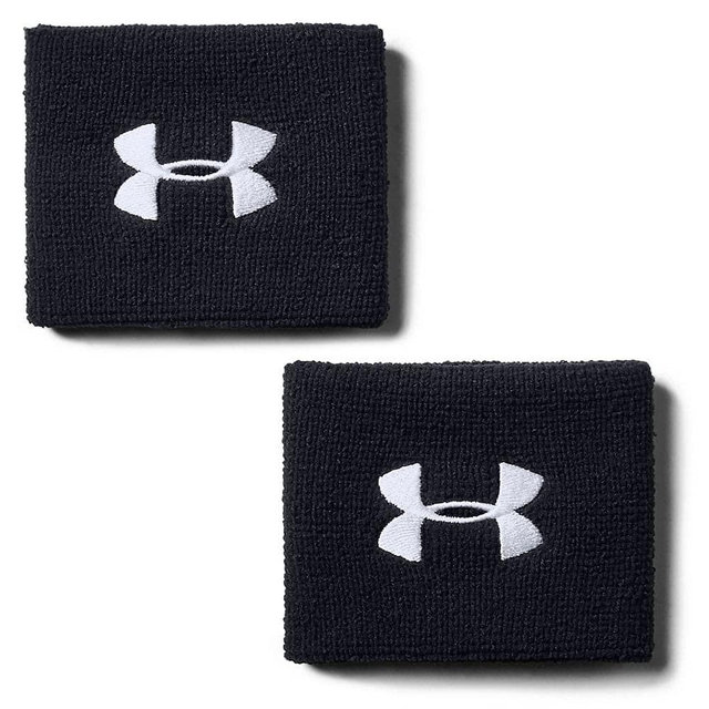 Under Armour Men's 3-inch Performance Wristband 2-Pack
