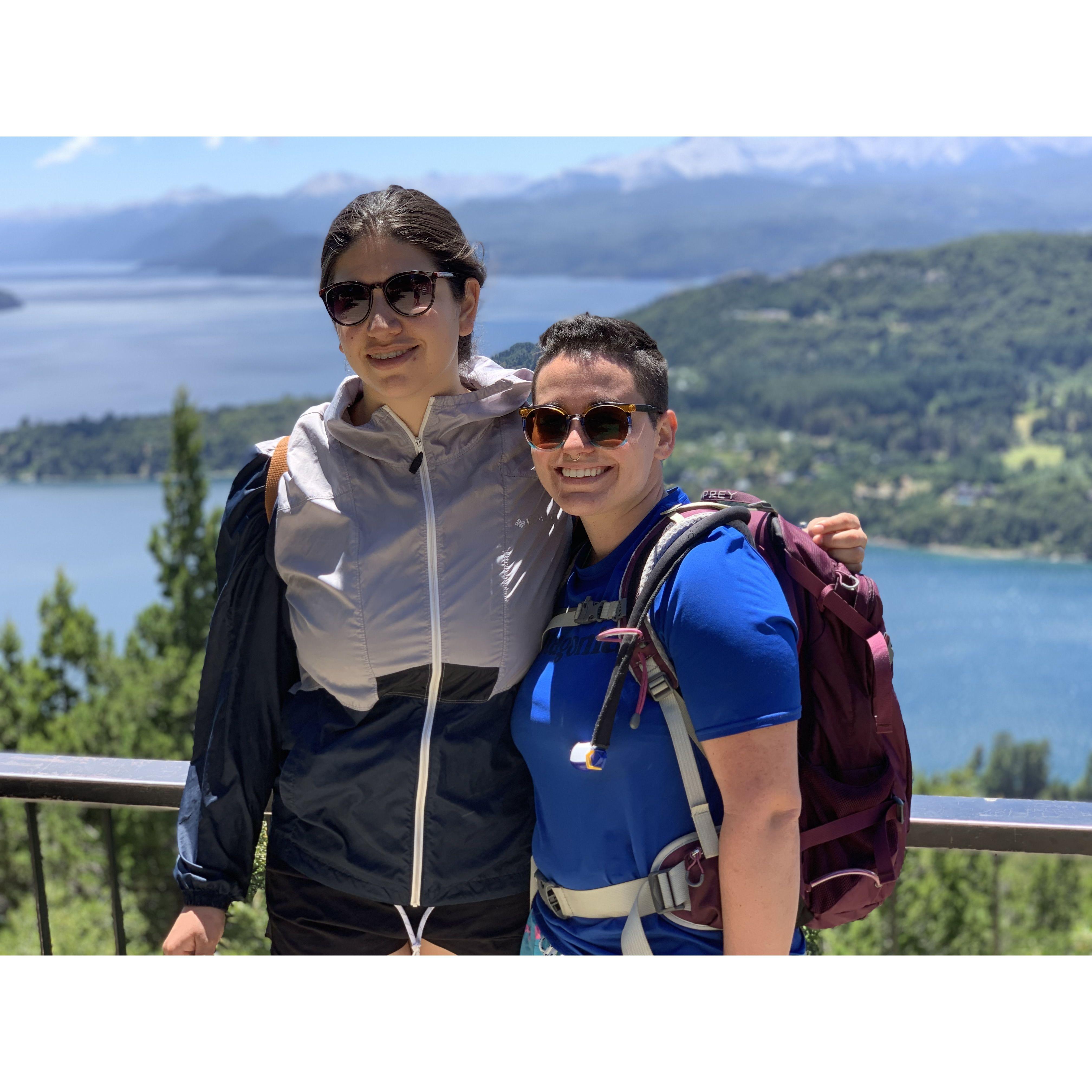 First time visiting Patagonia, Argentina with Micaela's family.
