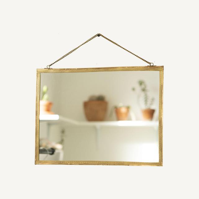 Brass Mirror 16x12