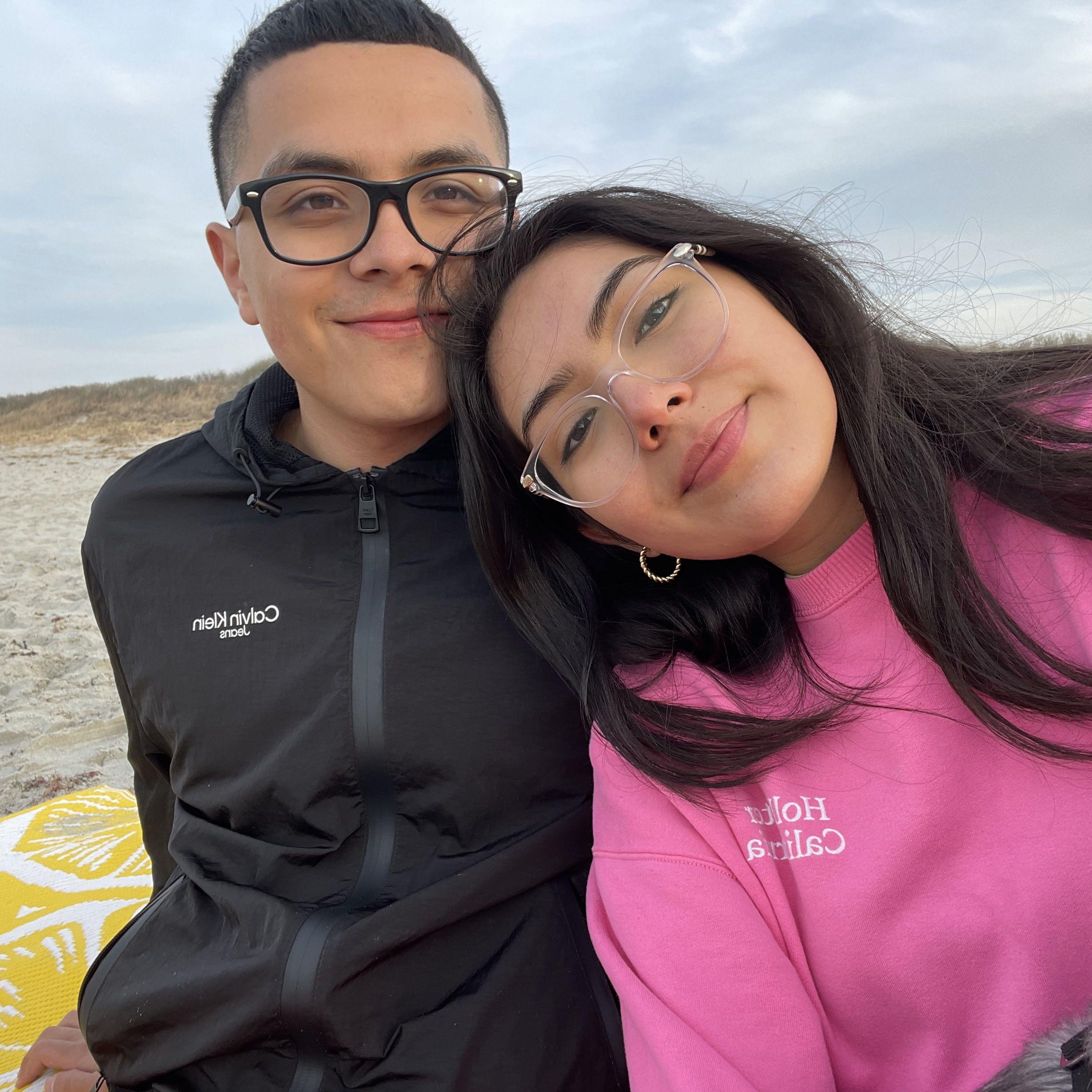 Our very first beach date! April 14, 2023