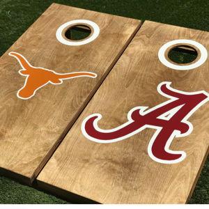 Custom college cornhole boards