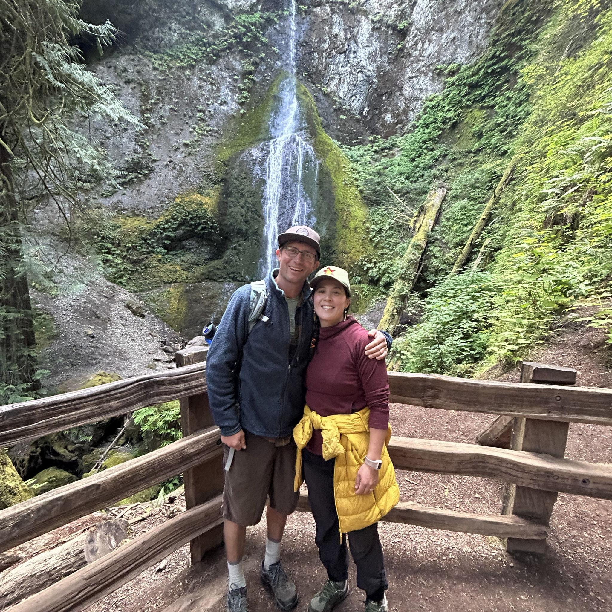 Marymere Falls (a short hike from Nature Bridge)