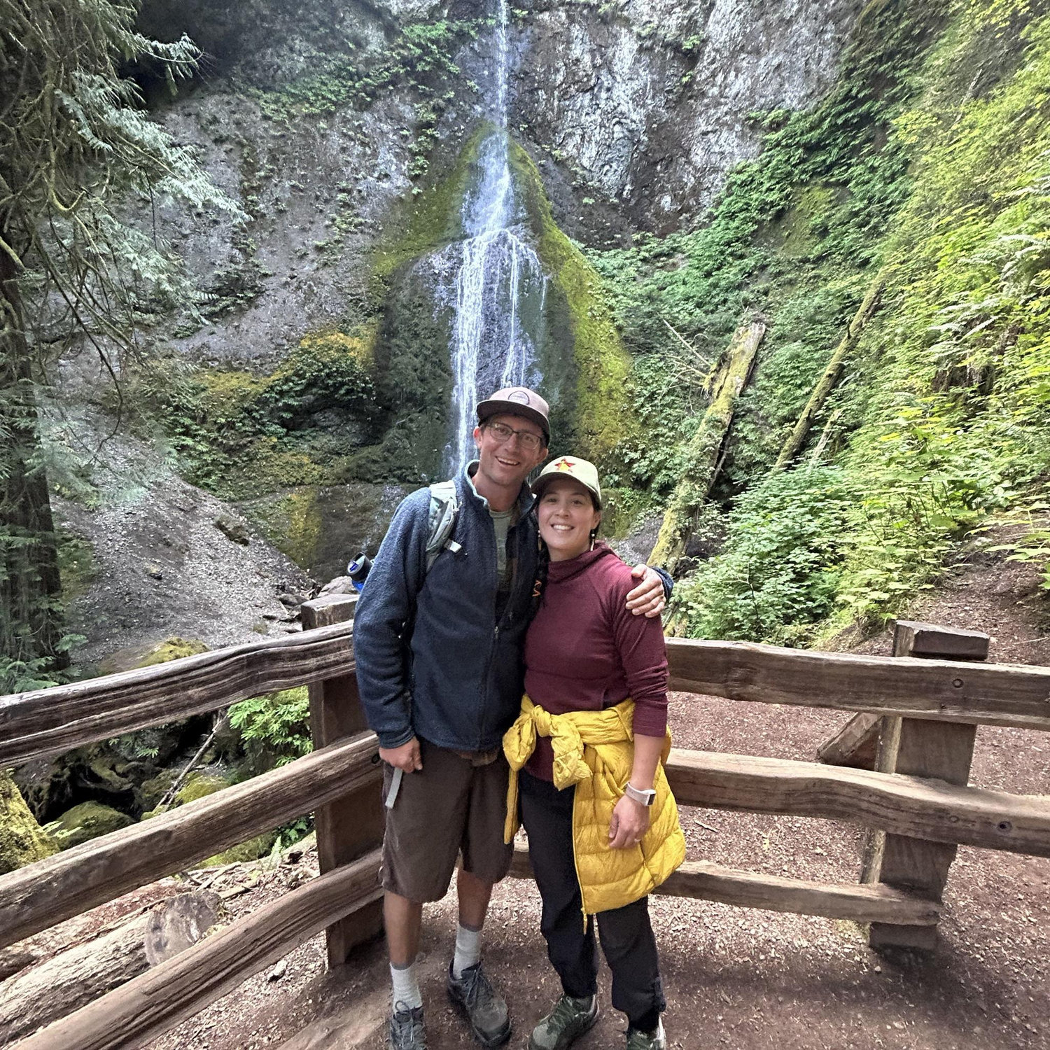 Marymere Falls (a short hike from Nature Bridge)