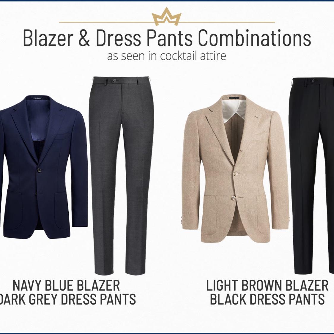 Welcome party example attire for men.