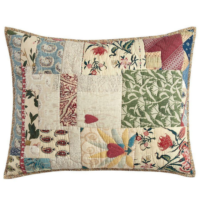 Elise Love Quilted Sham, Multi, Standard