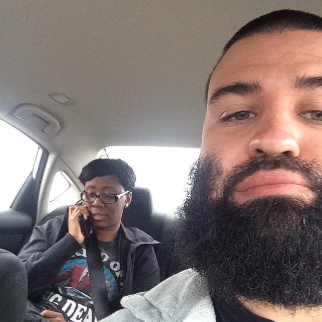 Cody was not happy playing chauffeur.