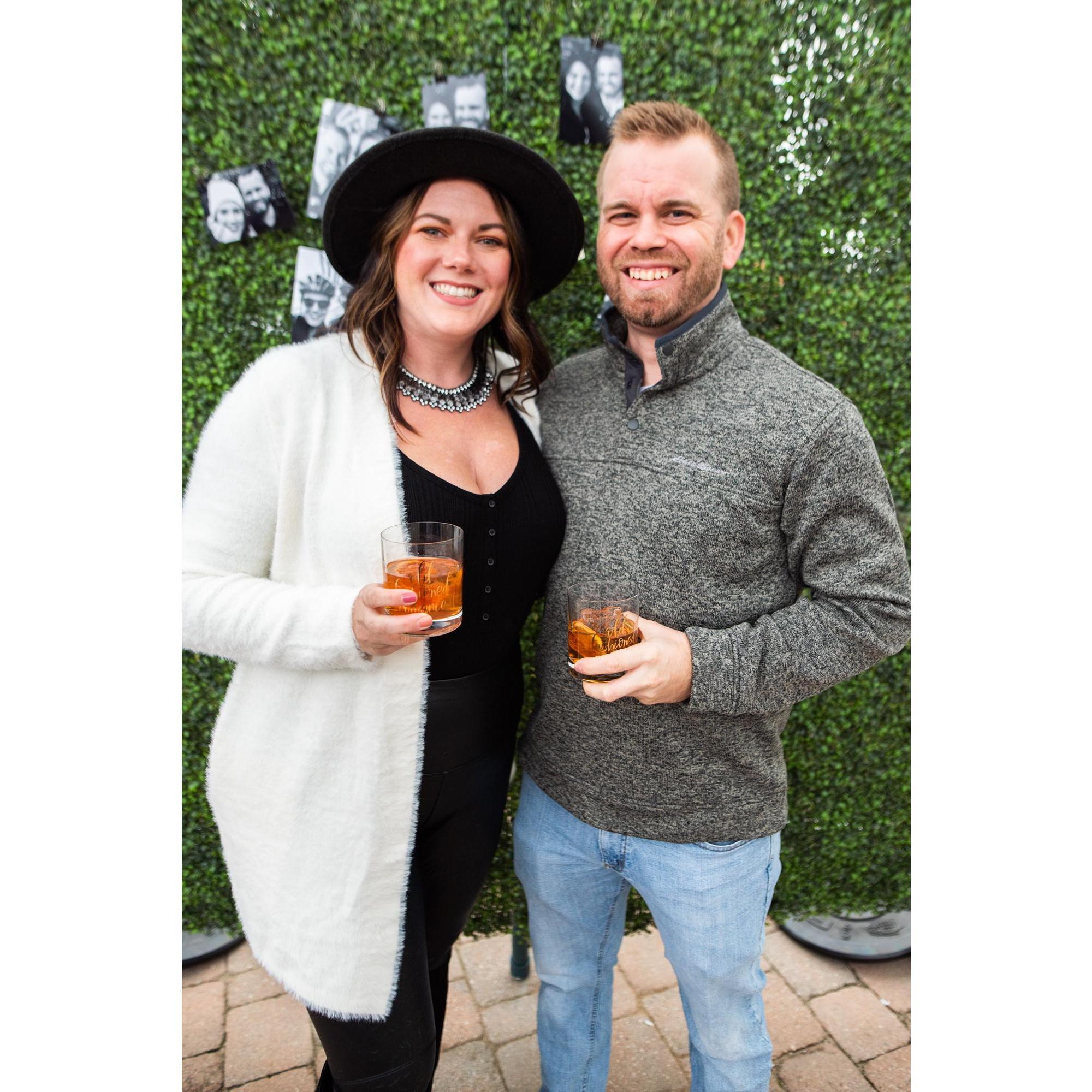 Our Engagement Party with friends