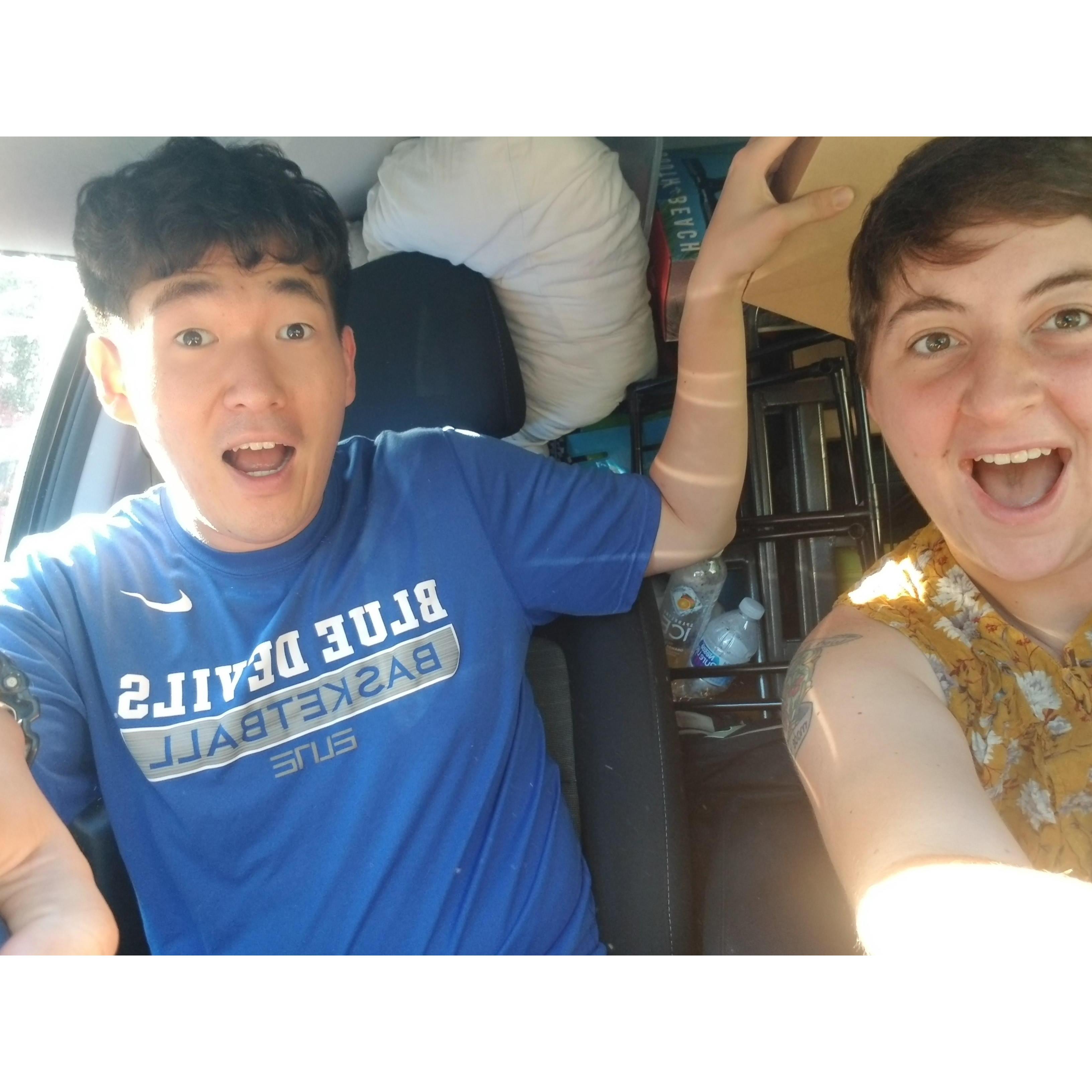 Jun had to move from North Carolina to California, so we drove out together! Our first road trip across the US.