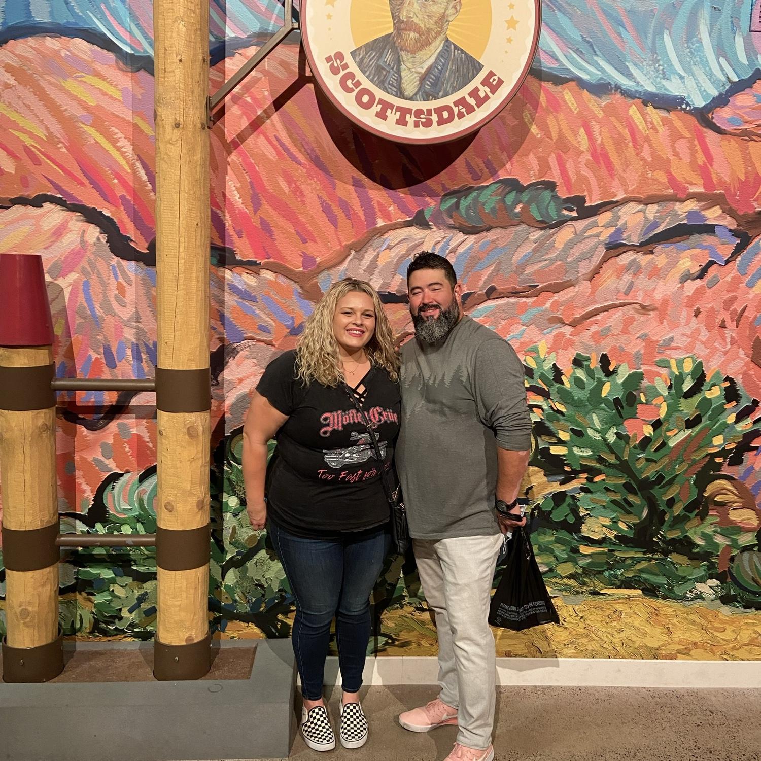 In Scottsdale for the immersive Van Gogh exhibit