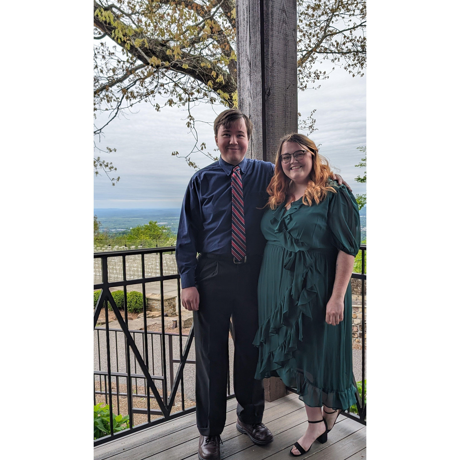 Our first wedding together!