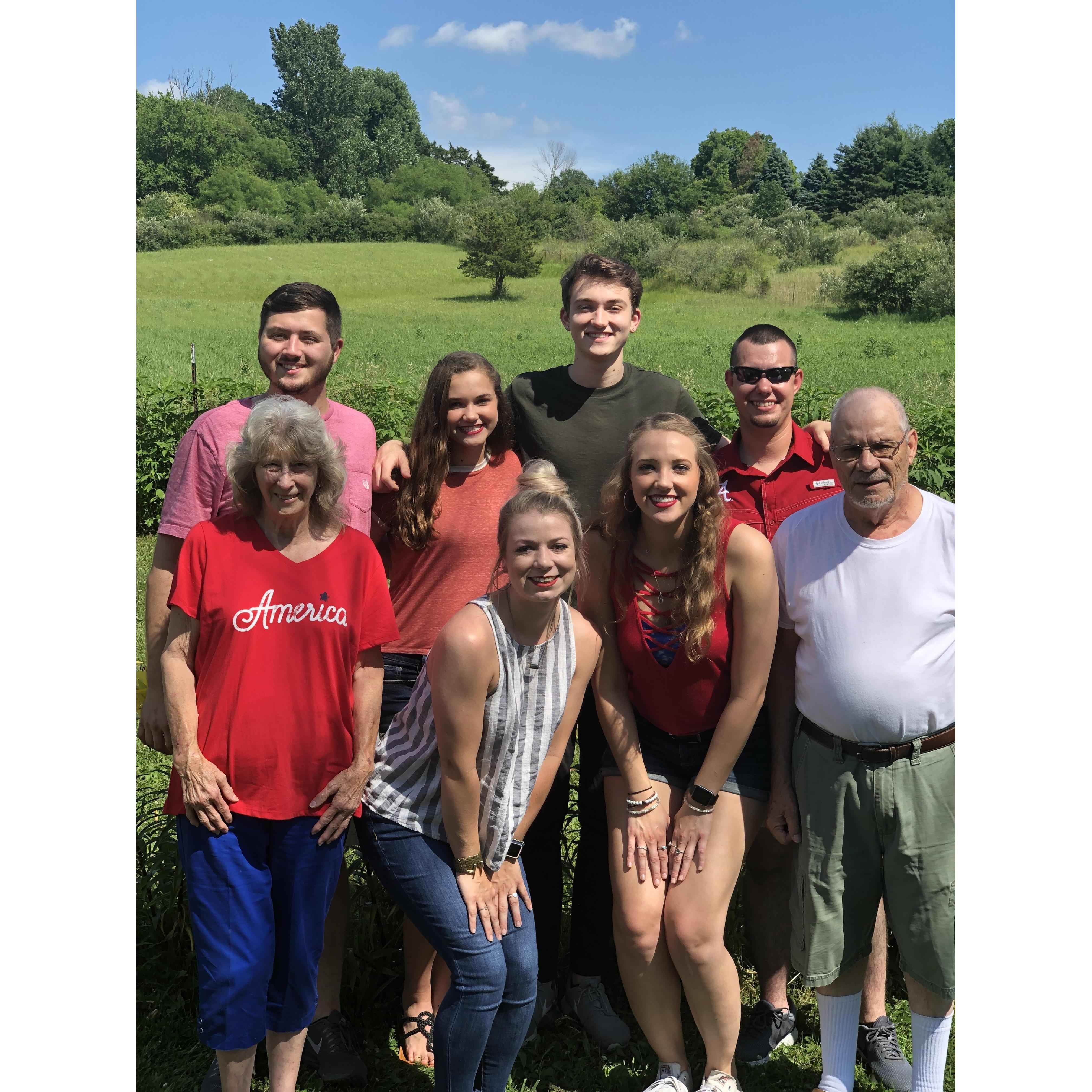 Courtney's family 2019