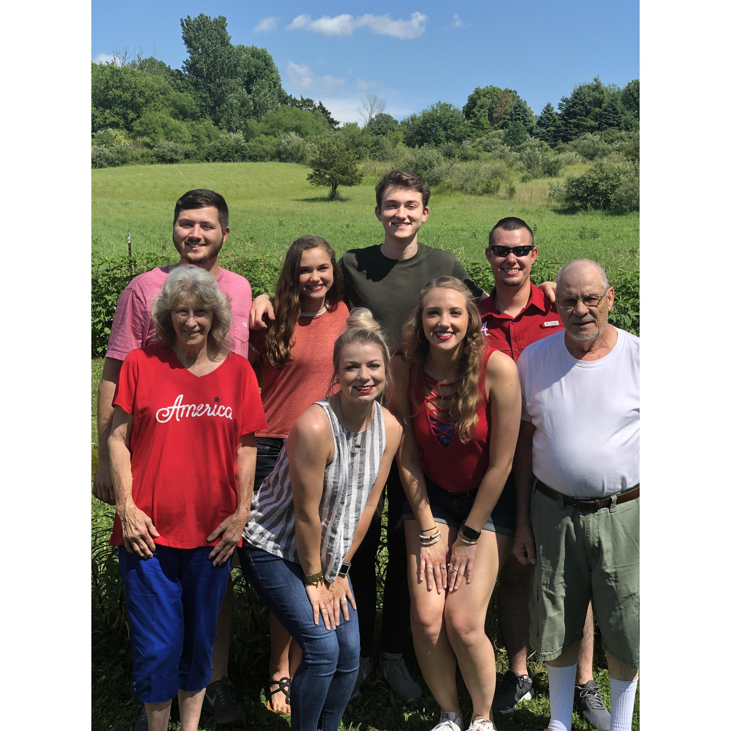 Courtney's family 2019