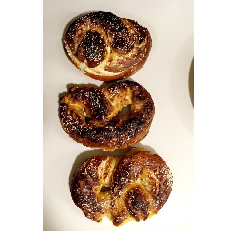 Not too bad for our first attempt at making homemade pretzels!