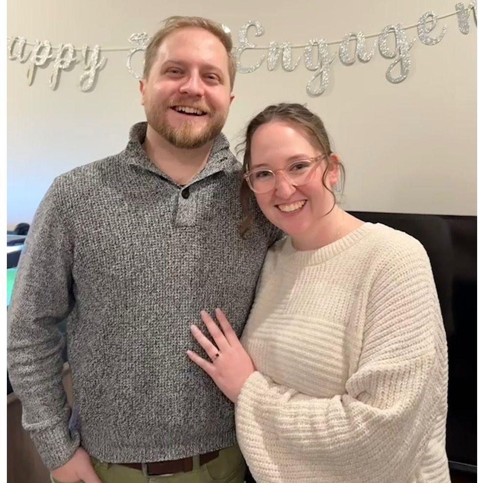 Zack surprised Darla with a surprise engagement party after the proposal
