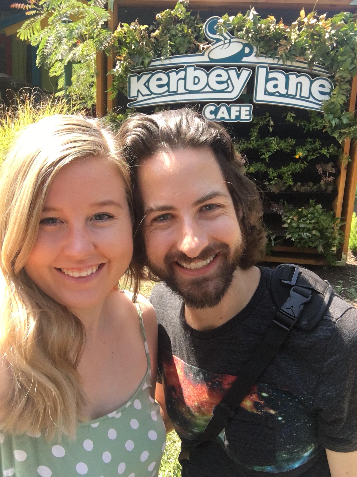 John took Lauren to Kerbey Lane for breakfast on her birthday.
