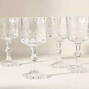 Savannah Wine Glasses, Set of 4
