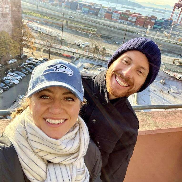 First (of many!) Seahawks game together.