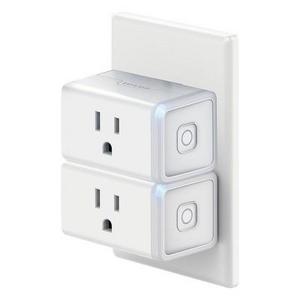 TP-LINK - TP-Link Wi-Fi Mini Smart Plug- 2pk - White (HS105 KIT)