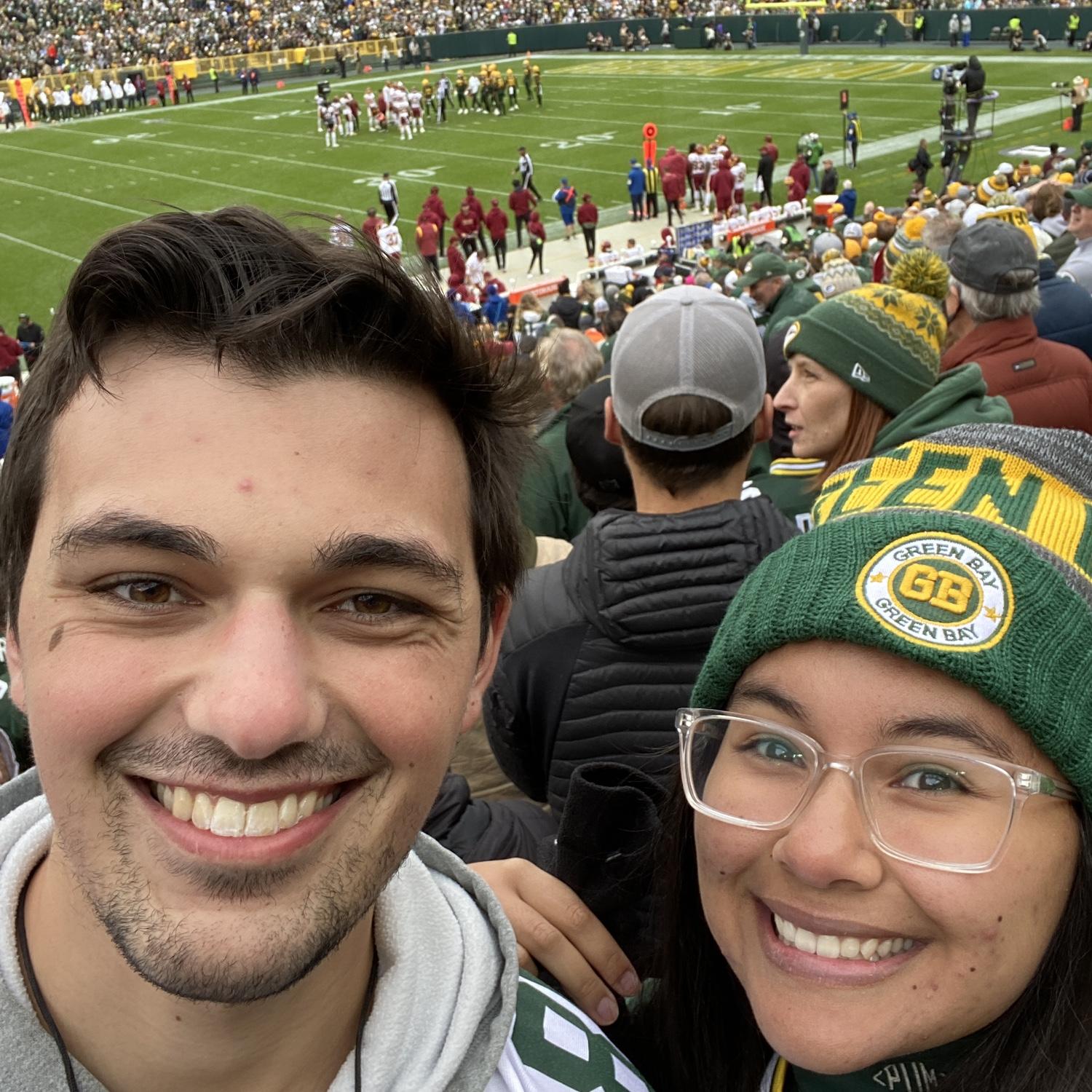 First Packer’s game together!