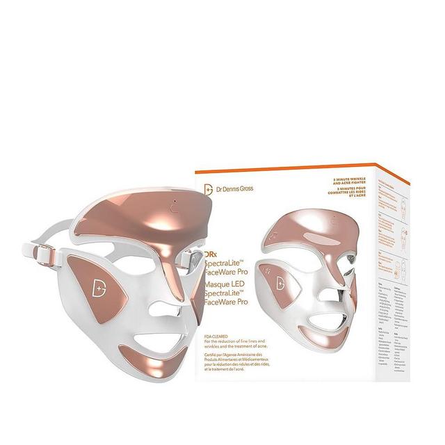 Dr. Dennis Gross DRx SpectraLite Dpl FaceWare Pro: Smooths Full Face Fine Lines and Wrinkles, Firms Skin, Prevents Acne Flare-Ups, and Reduces Redness and Irritation (White)