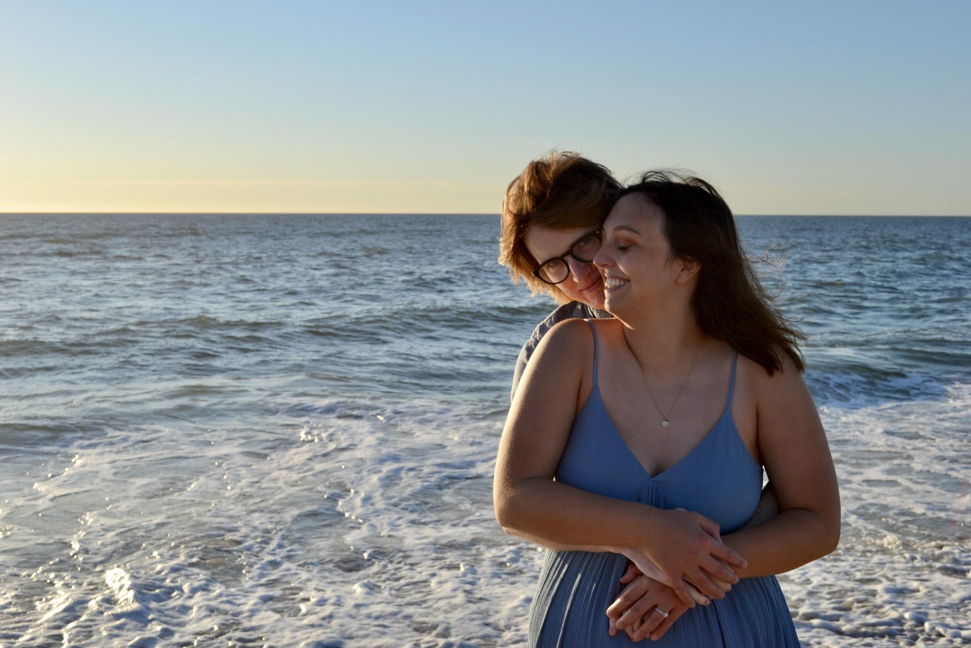 We took our official engagement photos on the beach of Assateague Island on August 13, 2022!