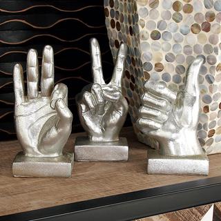 3-Piece Traditional Hand Sculpture Set