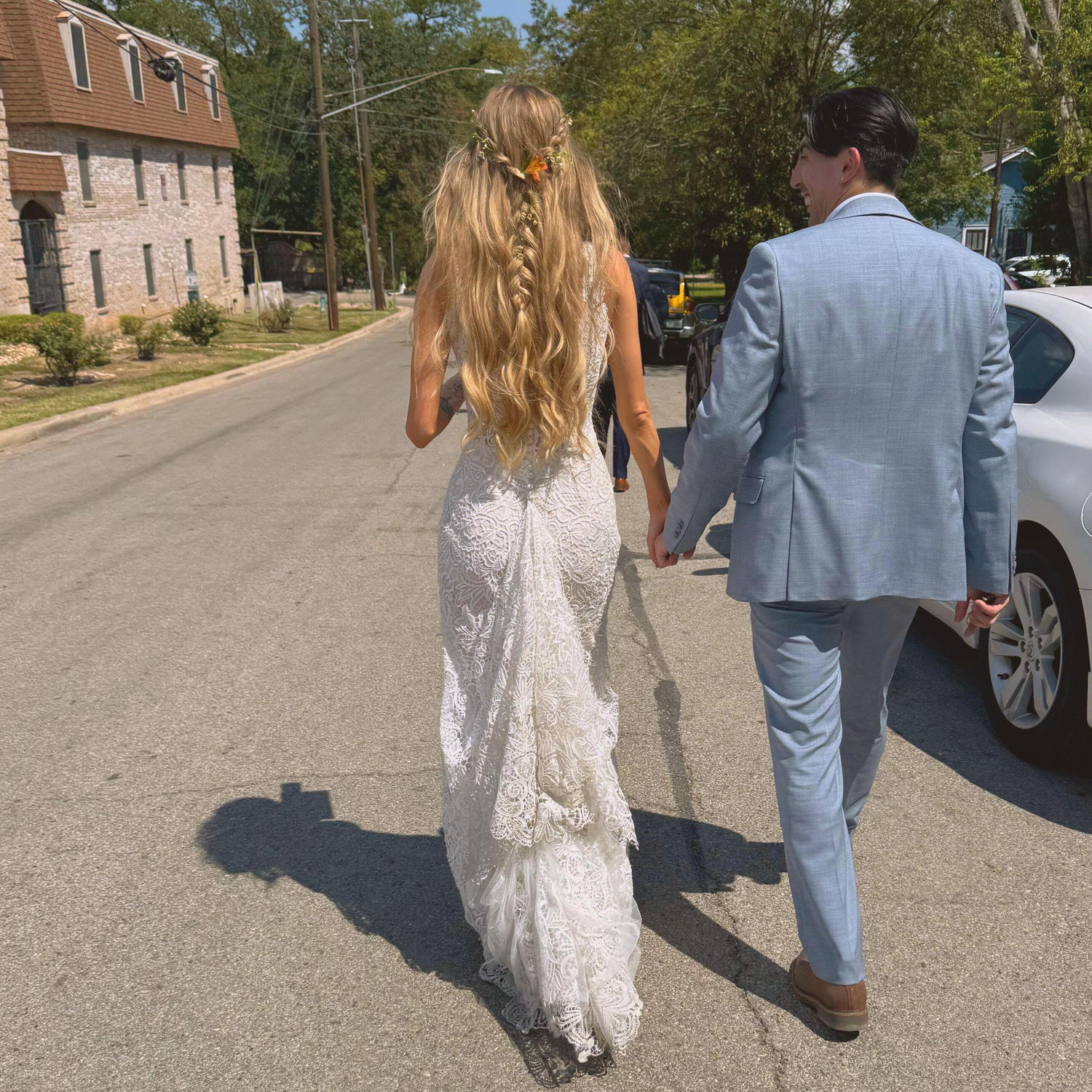Our wedding day, August 2025
