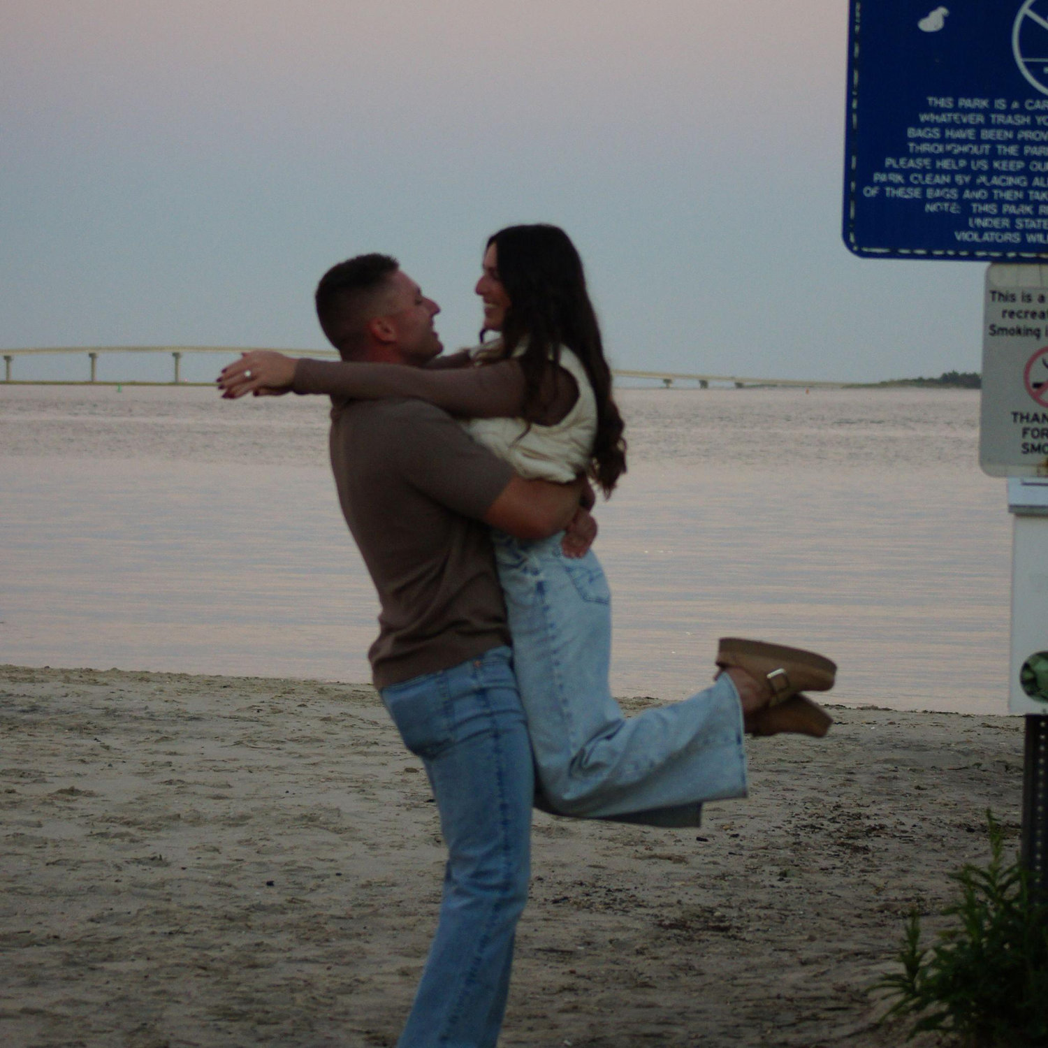 Sean proposed at Somers Point, NJ on October 4th, 2025.