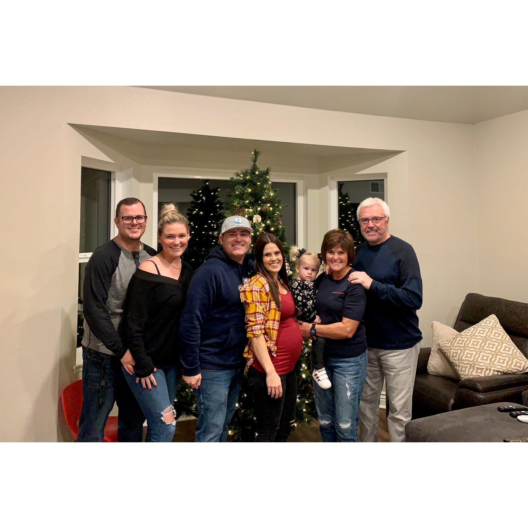 November 23rd 2020 with Ryan, Carrie, Harper (flower girl), Barbara and Gary (mother and father of the groom)