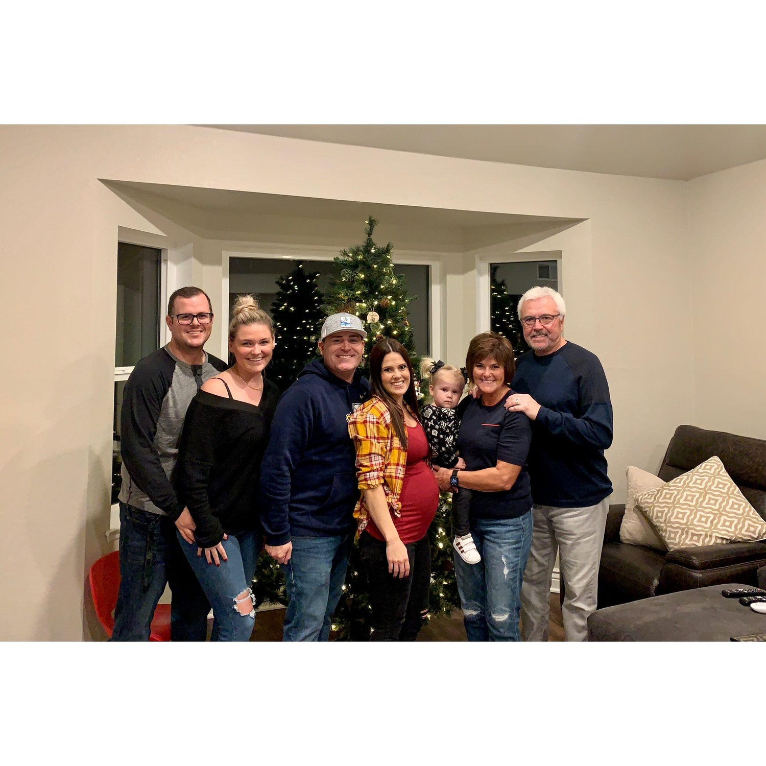 November 23rd 2020 with Ryan, Carrie, Harper (flower girl), Barbara and Gary (mother and father of the groom)