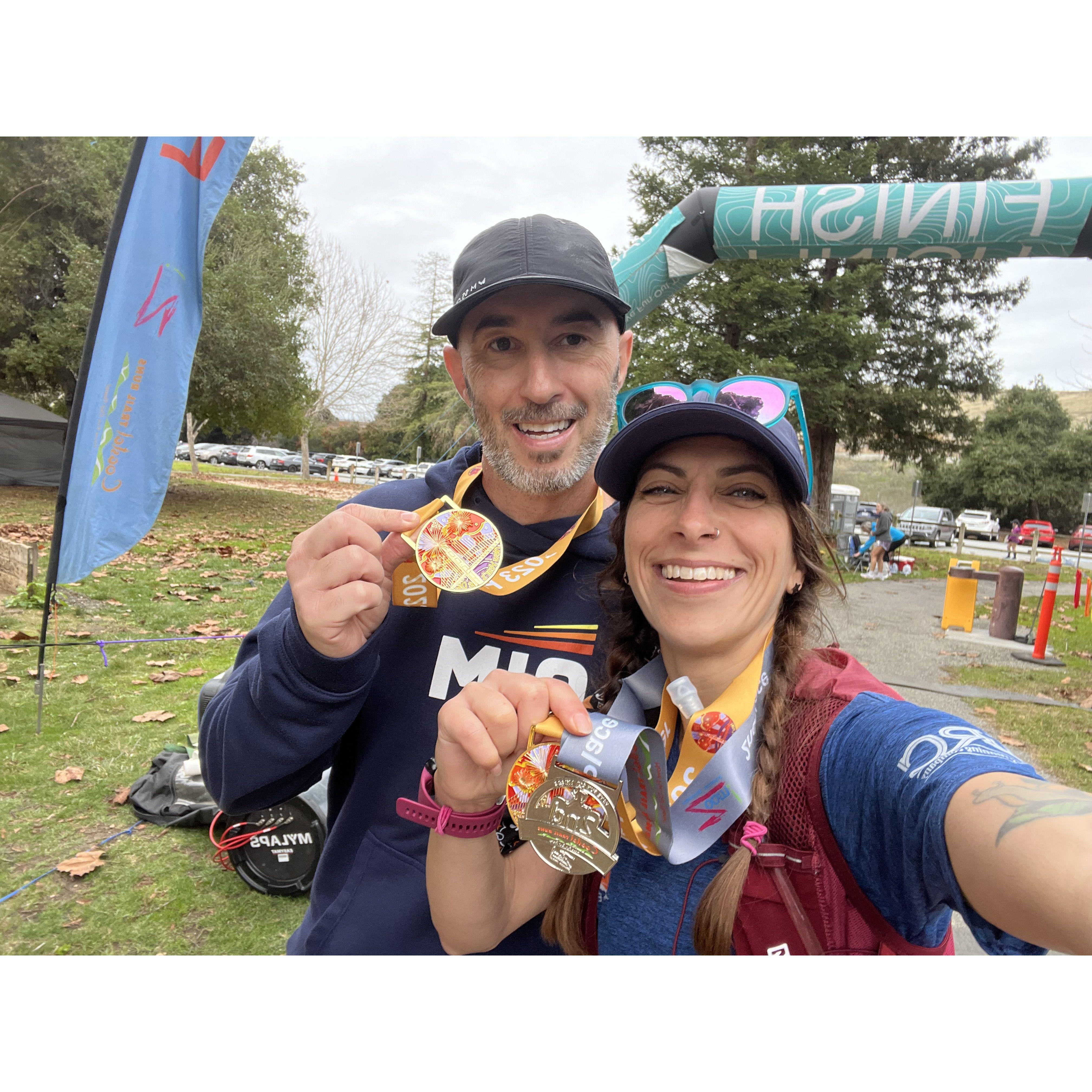 Sheila's first trail ultra: Lake Chabot Trail Run