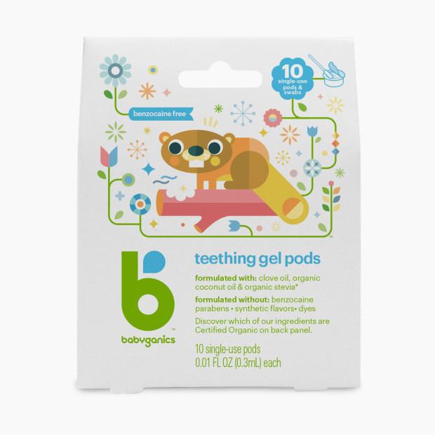 Babyganics Benzocaine-Free Gel Teething Pods (10 Pack)