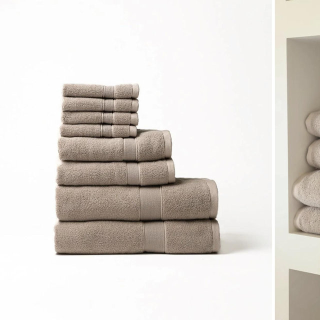 Luxe Bath Towel Set - Sand