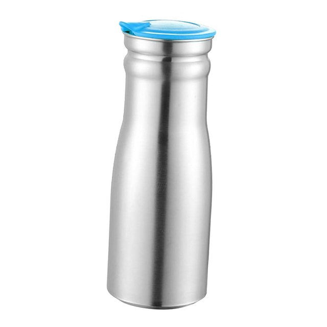 1L Stainless Steel Water Jug with Insulated Lid Insulated Thermal Coffee Carafe Stainless Steel Double Walled Vacuum Coffee Thermos - Perfect for Restaurants and Hotels, Blue