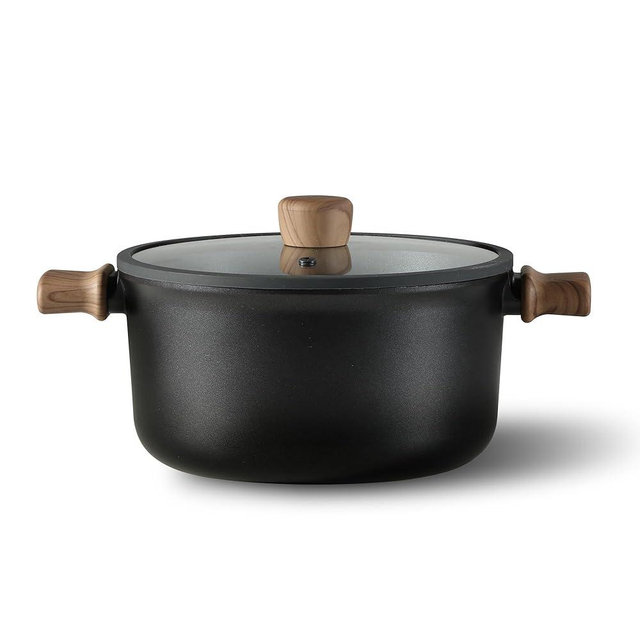 CAROTE Nonstick Soup Pot With Lid, 4.8Qt Non Stick StockPot Large Cooking Pot with Lid, Titanium - containing Soup Pot, Induction Compatible, PFOA/PFOS Free
