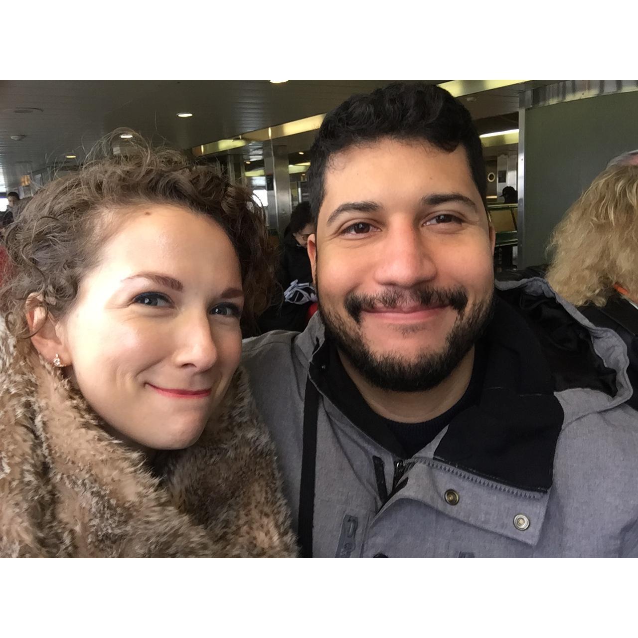Sarah showed Ricky her old New York City life. They ate good food, walked too much, and laughed at how much their lives had changed since they met.