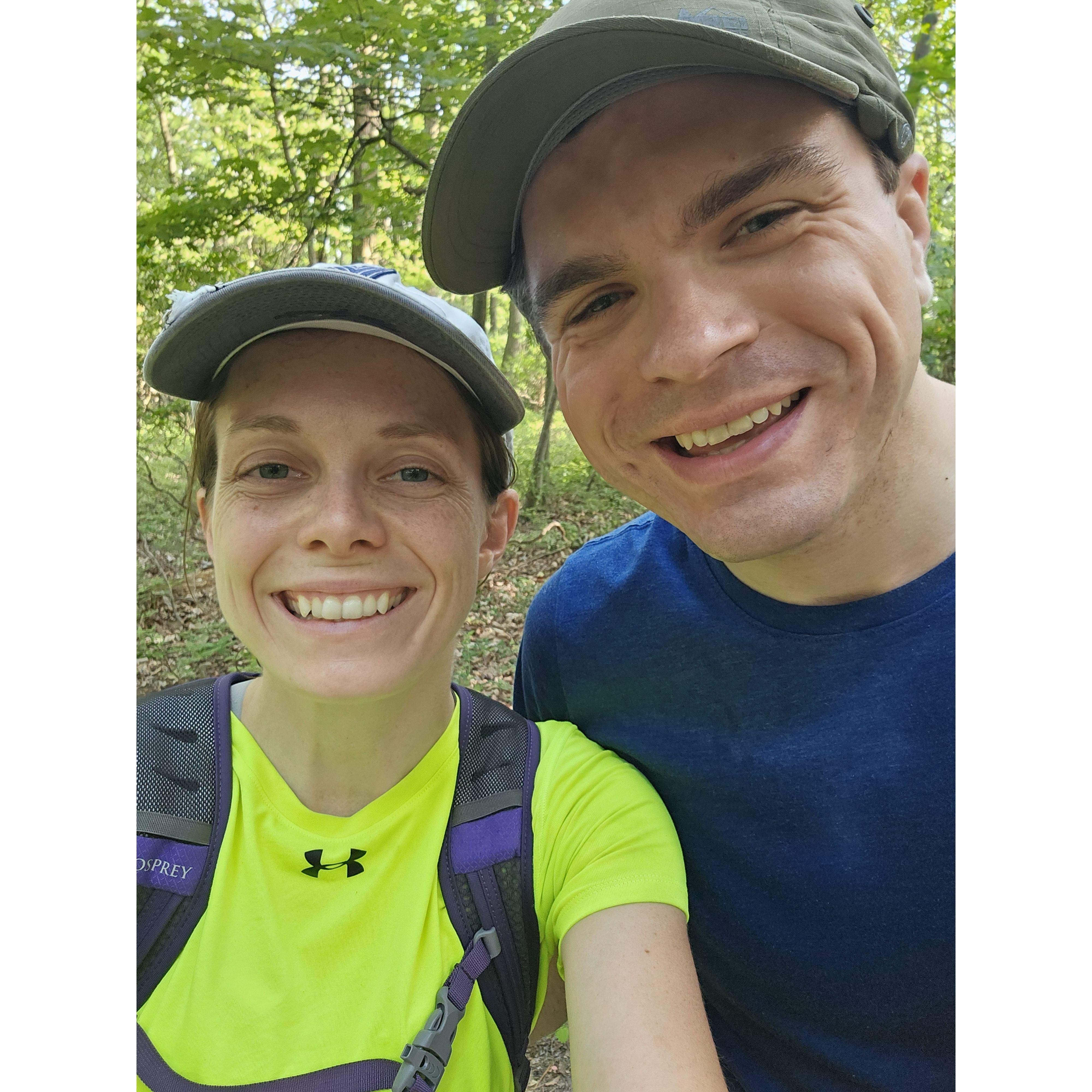 One of our favorite things to do together is to go hiking!