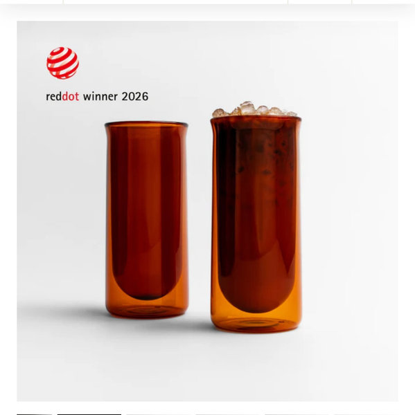 FLUR Iced Coffee Glasses - Amber