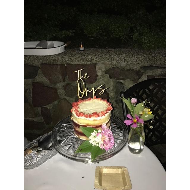 Our wedding cake was from Milk Bar. It was amazing.